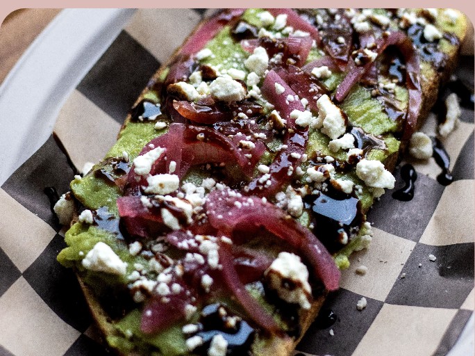 Feta Be Faithful avocado toast